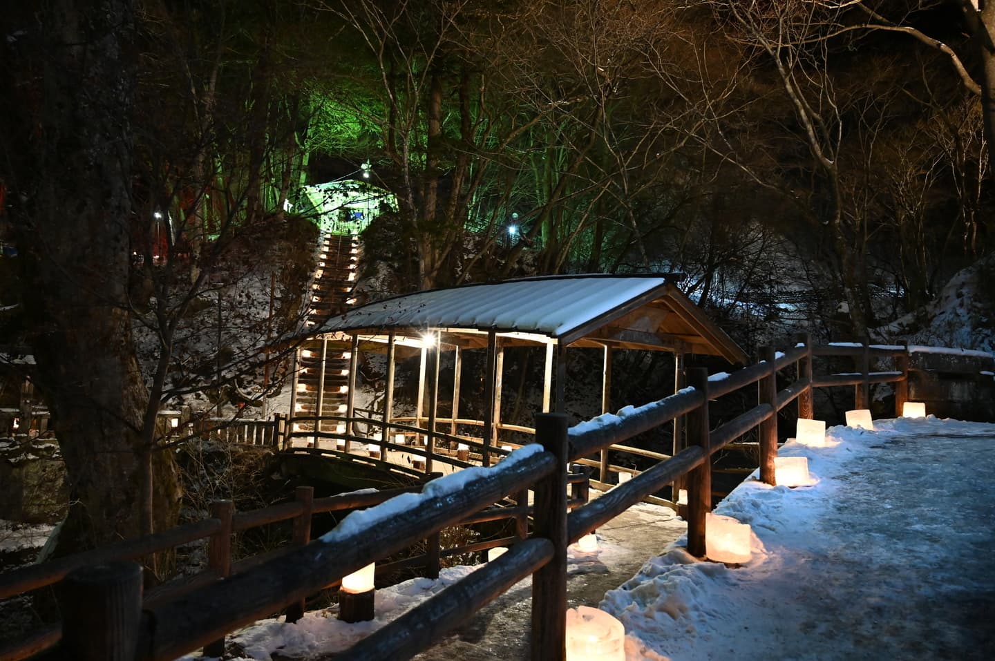 鹿教湯温泉の景色